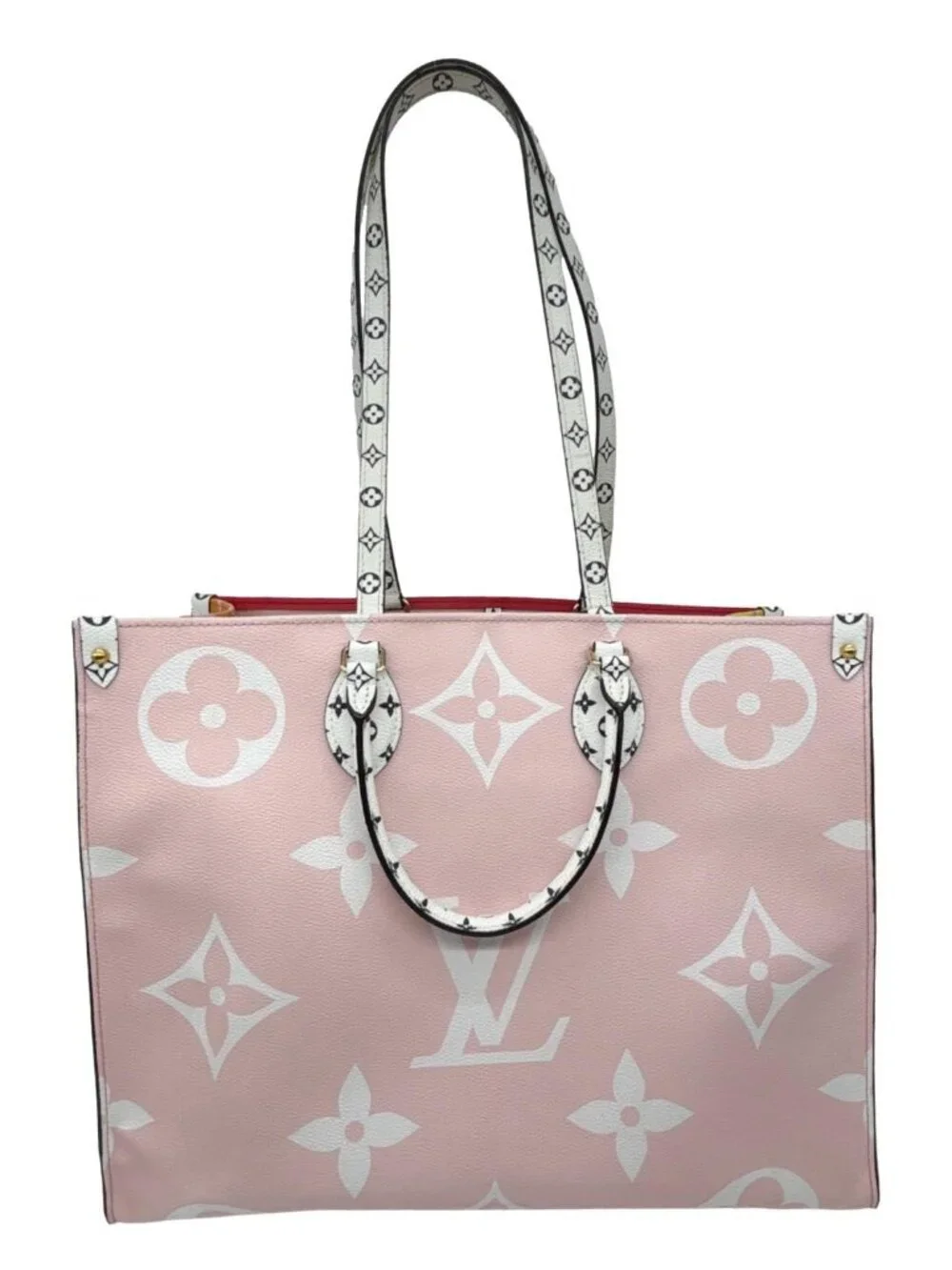 Louis Vuitton  Onthego GM Giant Monogram Tote Bag Rouge Rose